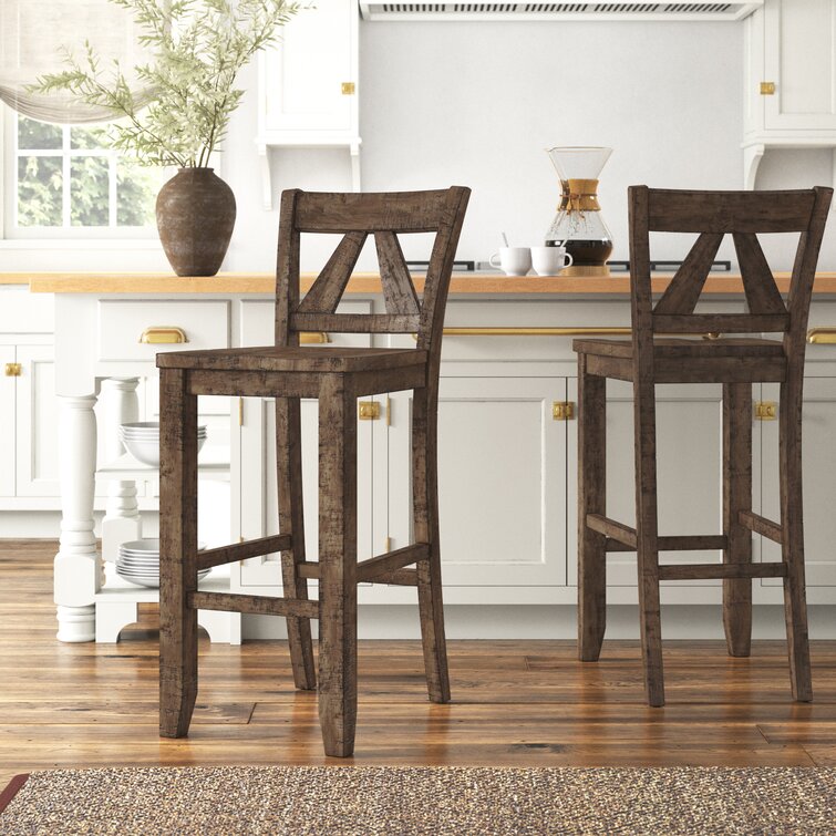 Rustic farmhouse bar discount stools